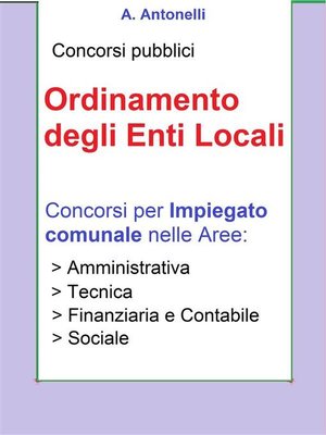 cover image of Ordinamento degli Enti Locali
